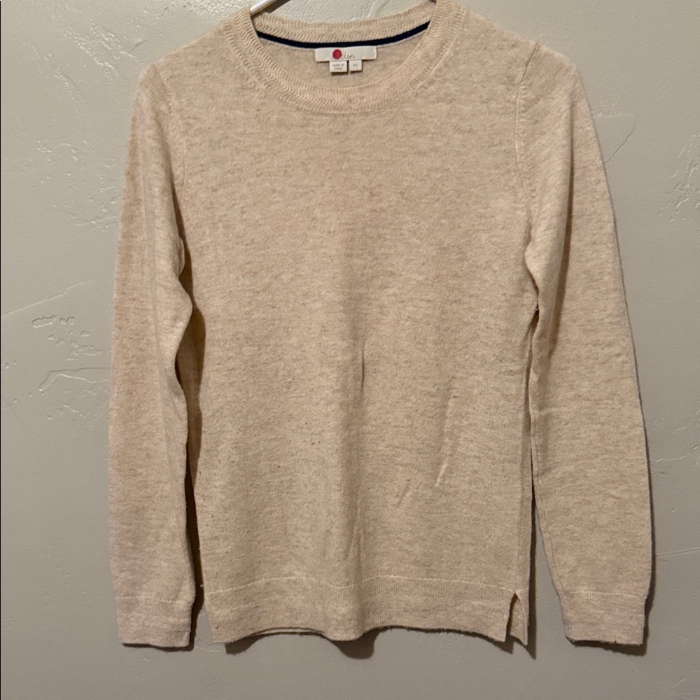 Boden Women's Classic Cream 100% Cashmere Sweater XSmall